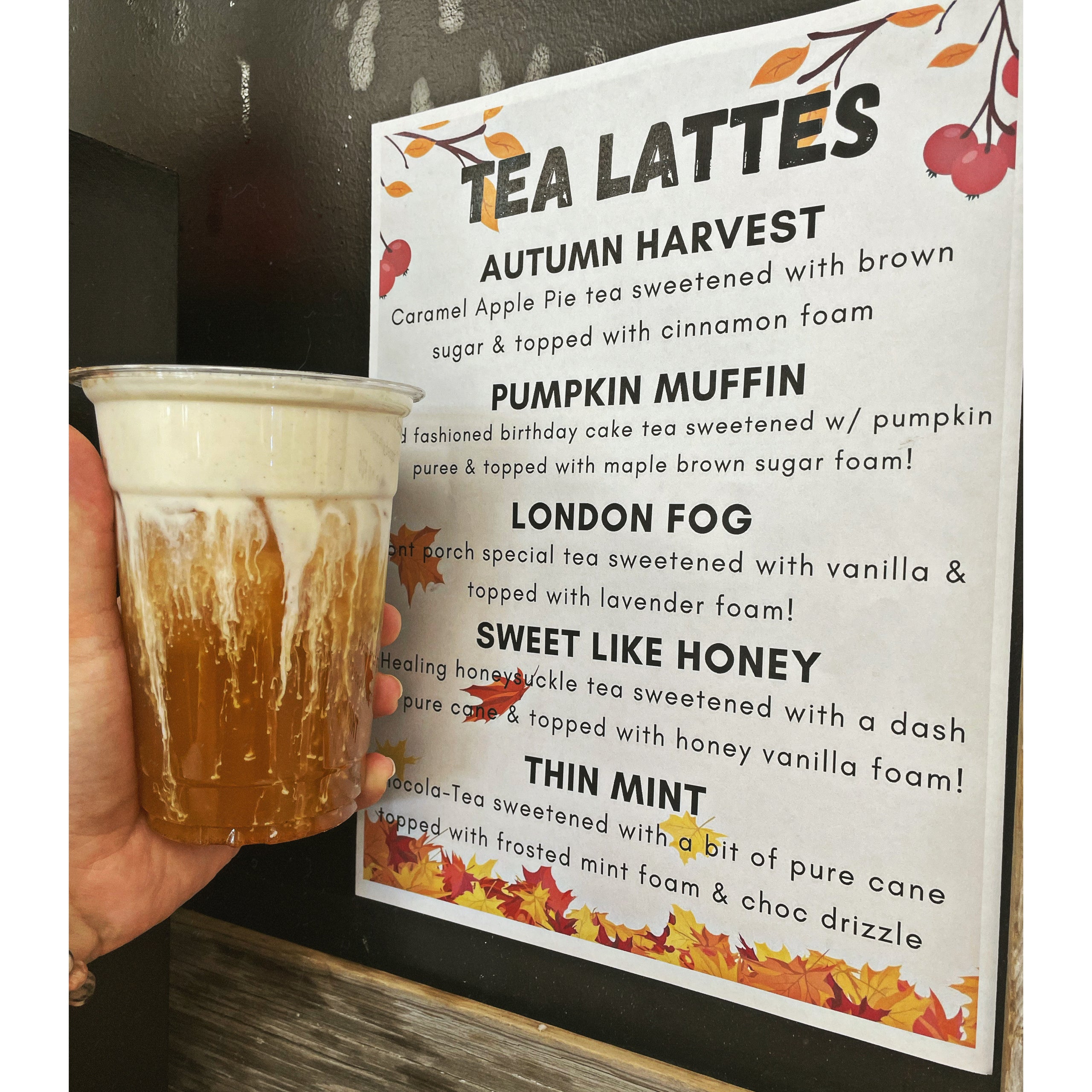 Piper&Leaf Tea Lattes Gathering Grounds Coffee Shop